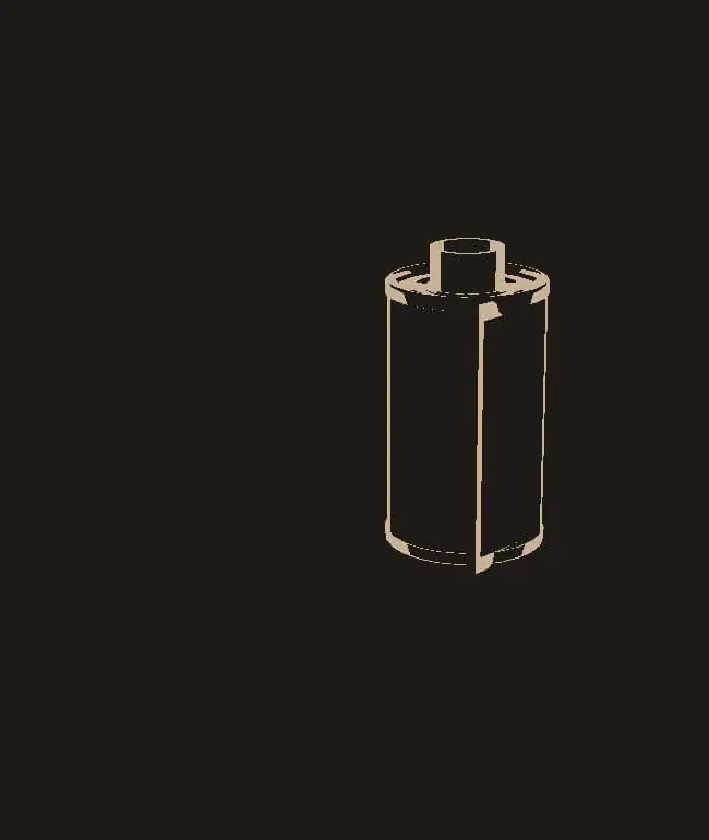 Animação do processo de revelação